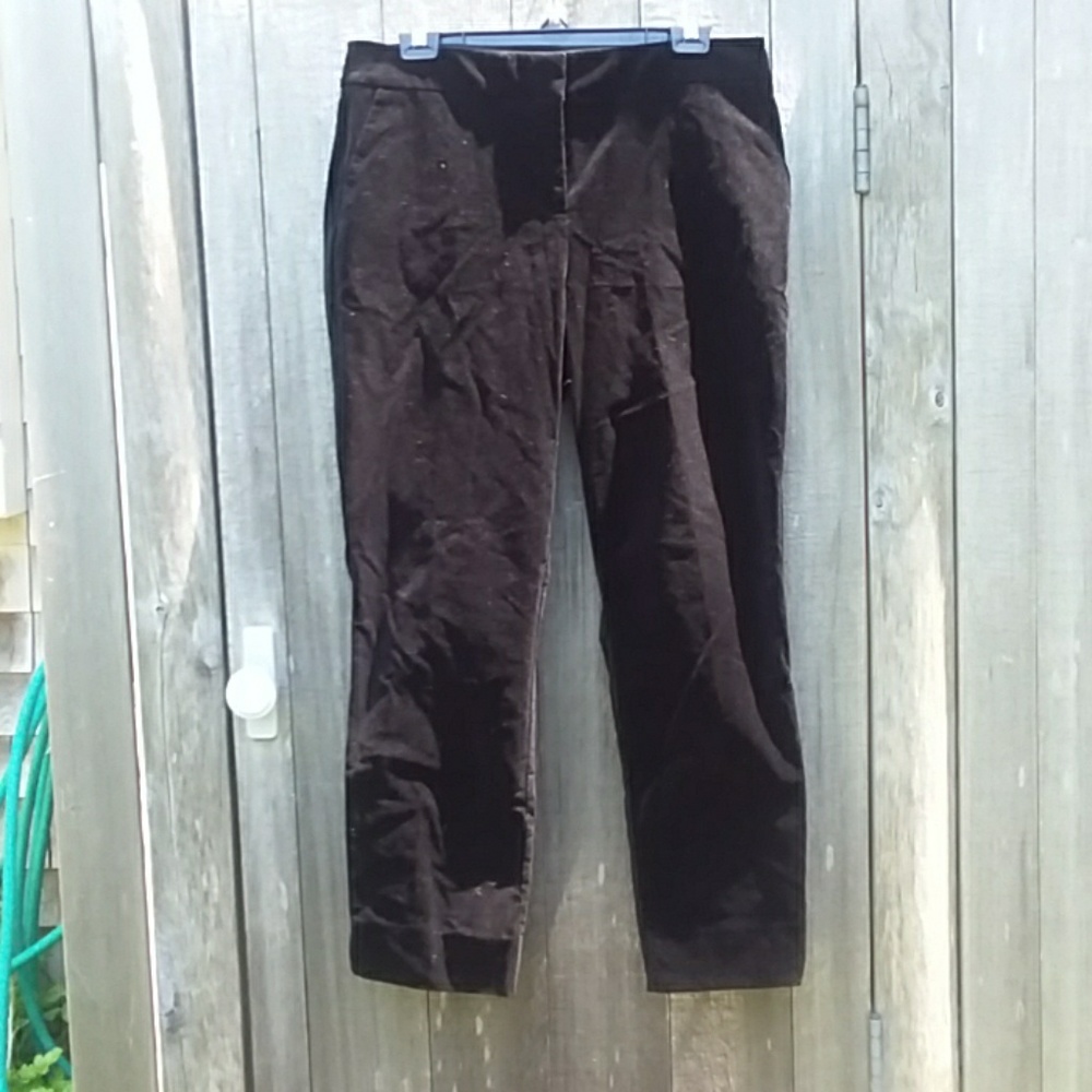 Boden | Black Velvet Slacks